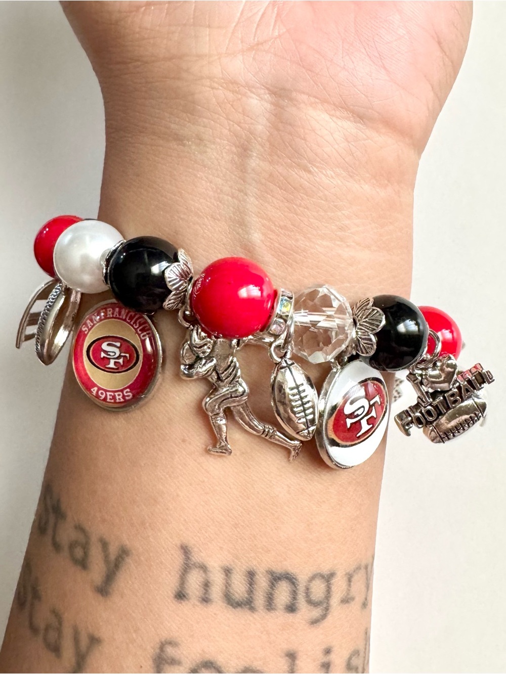San Francisco 49ers Chunky Charm Bracelet - Picture 3 of 3